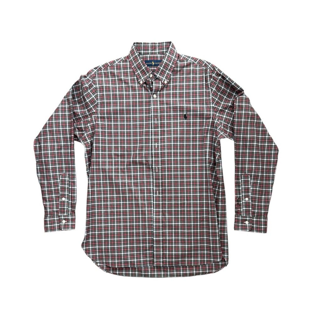 Polo Ralph Lauren Men’s Plaid Button Down Shirt Size L Classic Fit